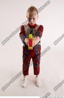 DENISA PILOT STANDING POSE WITH GUN